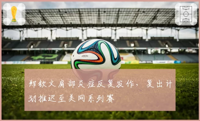 郑钦文肩部炎症反复发作，复出计划推迟至美网系列赛